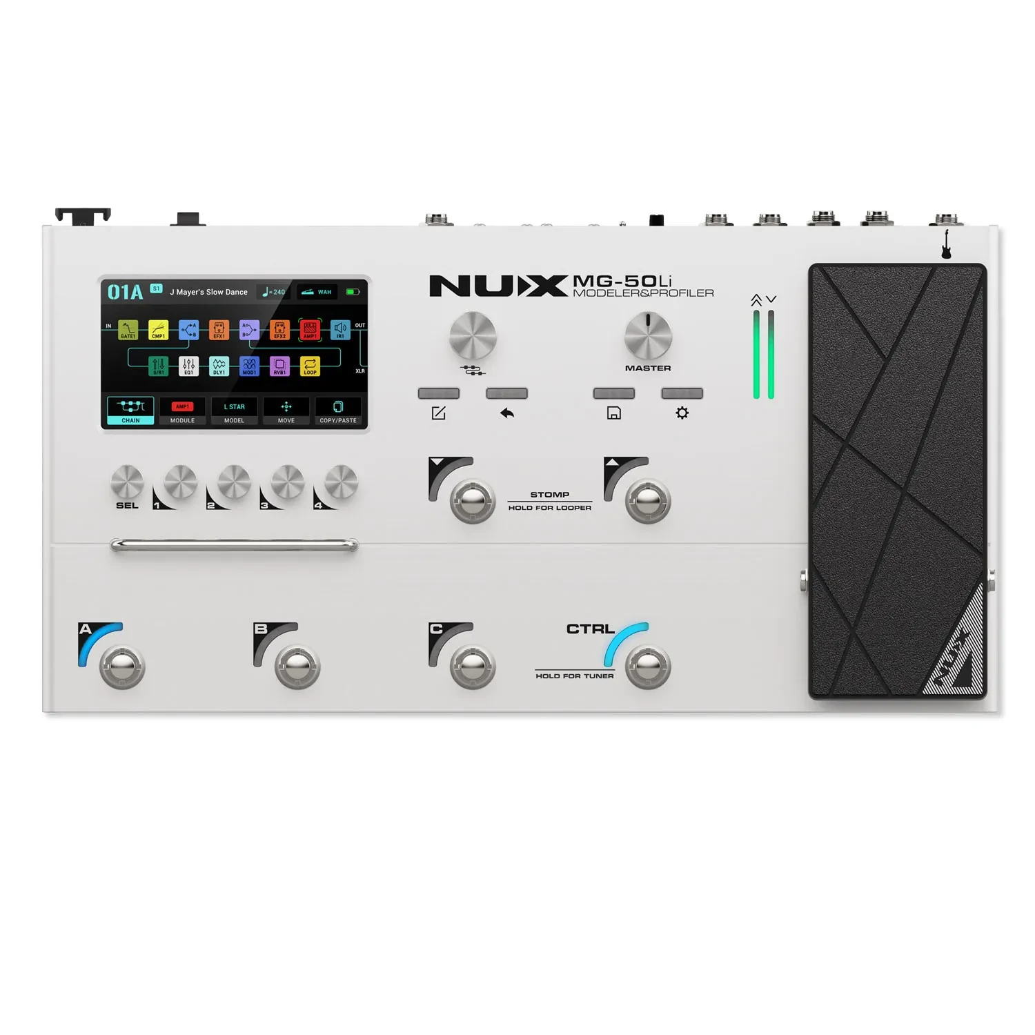 Nux MG50Li White Multi-Effektgerät
