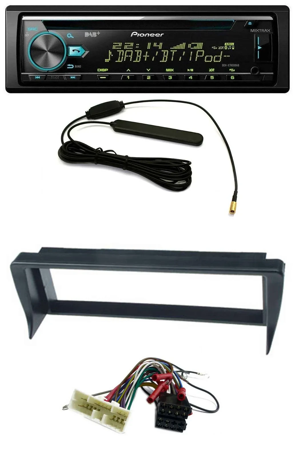 Pioneer CD MP3 AUX DAB USB Autoradio für Jaguar Sovereing / XJ12 / XJ6