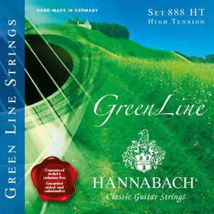 Комплект струн для классической гитары HANNABACH 888HT Blue GREENLINE