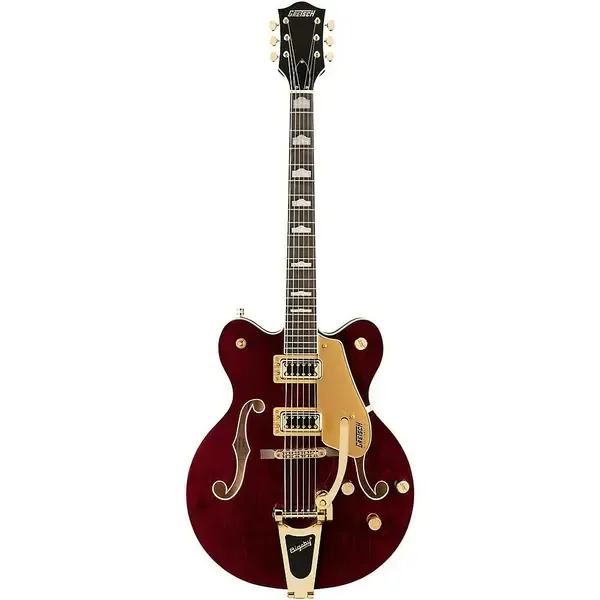 Электрогитара полуакустическая Gretsch G5422TG Electromatic Classic Hollow Body Bigsby Gold HW Walnut