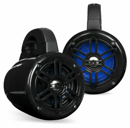 Динамик для Powersports/ATV/UTV Belva BWT4LED 4" 400W с синей LED-подсветкой (набор, пара)