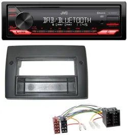 JVC Bluetooth USB DAB MP3 Autoradio für Fiat Stilo 192 01-08 Profiversion Ablage