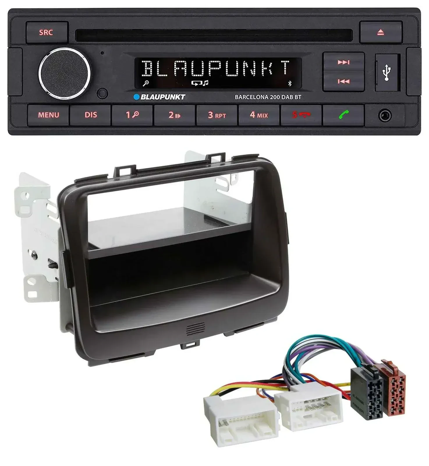 Blaupunkt USB DAB CD Bluetooth MP3 Autoradio für Kia Carens 4 (RP, ab 2013)