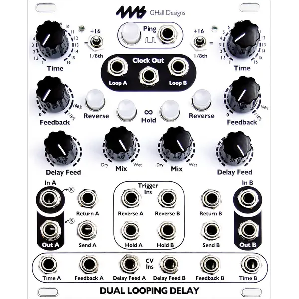 Модульный студийный синтезатор 4MS DLD Dual Looping Delay Eurorack Synth Module