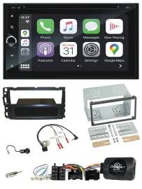 Blaupunkt DAB USB Bluetooth Lenkrad 2DIN TMC Navigation für Cadillac BLS YSCF 20