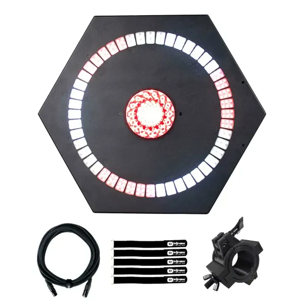 Eliminator Lighting Fantasy FX Dual-Effect Fixture with Clamp & Cable