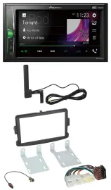 Автомагнитола для Dacia Dokker/Duster/Lodgy/Logan Pioneer 2-DIN, MP3, DAB, Bluetooth, AUX