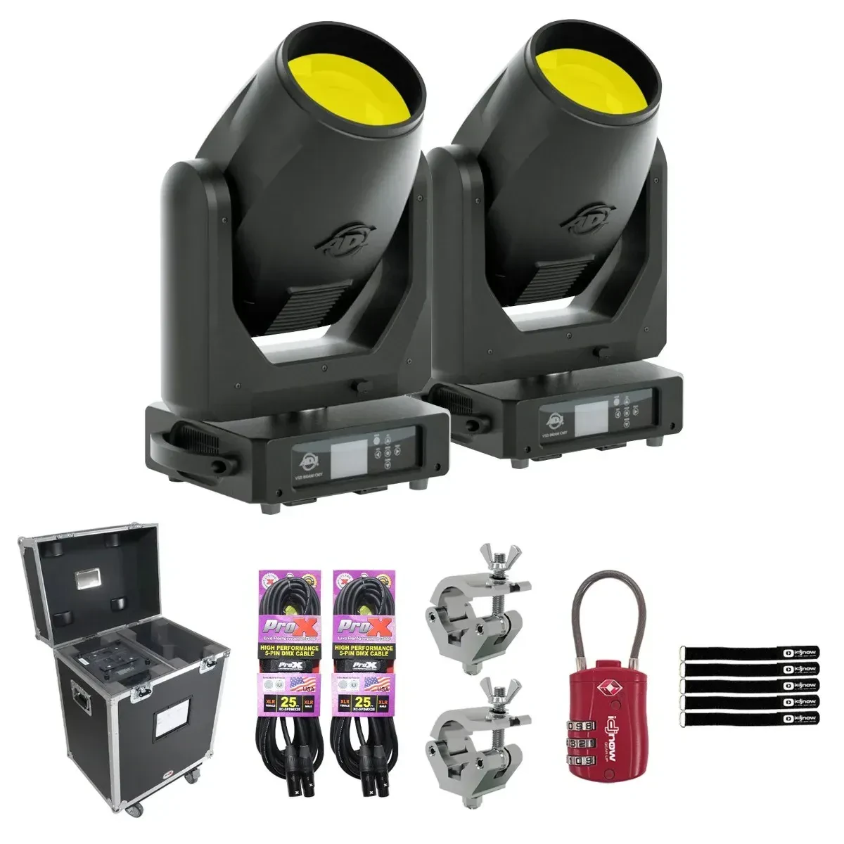 Прибор с полным движением American DJ VIZI BEAM CMY с аксессуарами (пара)