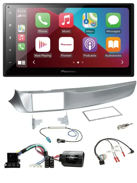 Pioneer USB Lenkrad DAB 2DIN Bluetooth Autoradio für Alfa Giulietta 2010-2014 94
