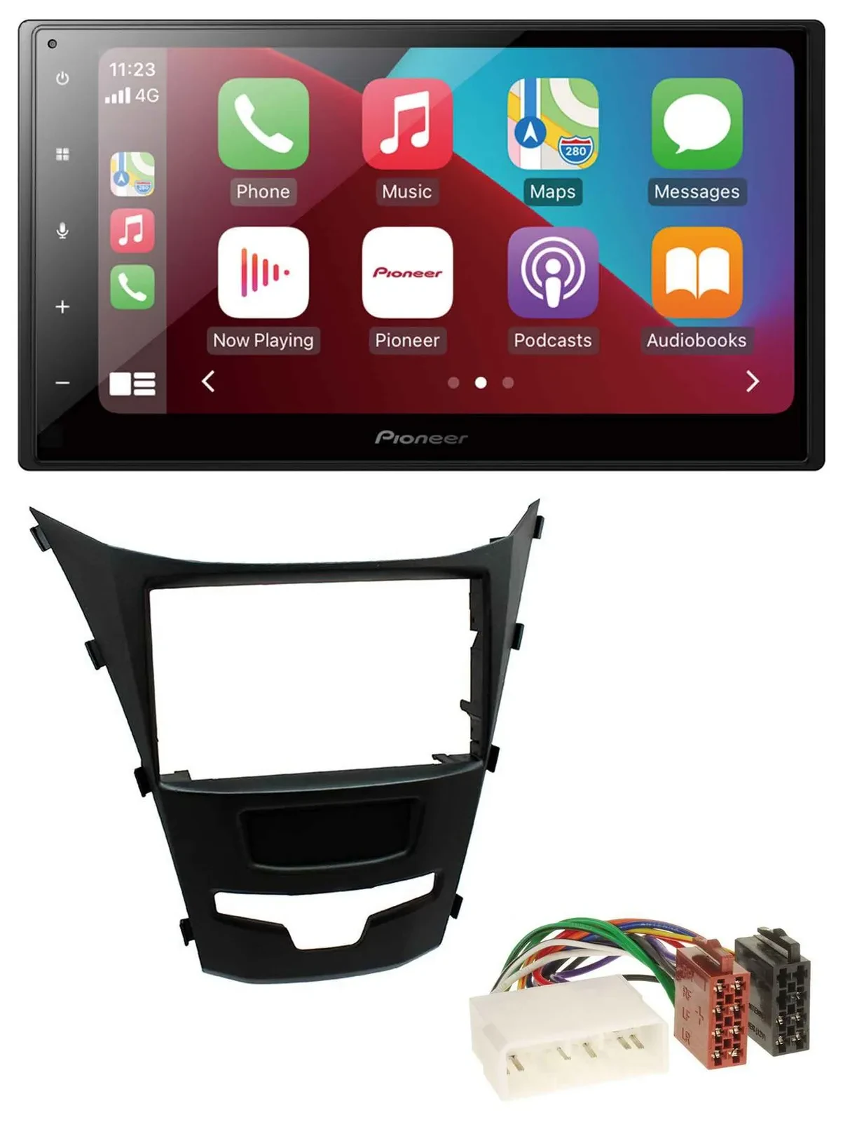 Pioneer USB MP3 DAB 2DIN Bluetooth Autoradio für SSangYong Korando ab 2013