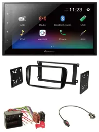 Pioneer USB Bluetooth DAB 2DIN MP3 Autoradio für Ford Mondeo S-Max 2007-2014 glä