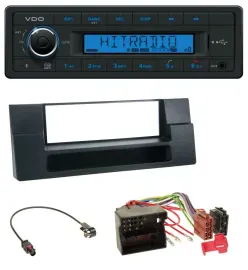 VDO AUX Bluetooth USB MP3 Autoradio für BMW X5 E53 5er E39 Quadlock Ablagefach