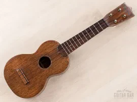 1950s Martin Style 0 Vintage Soprano Ukulele Mahogany