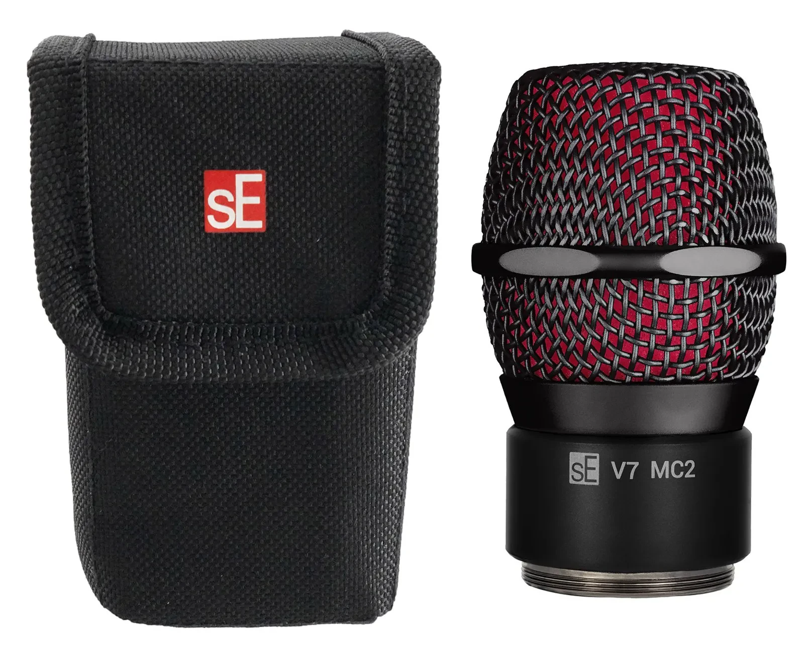 Se Electronics V7 MC2 Black Wireless Mic Capsule+Pouch 4 Sennheiser Transmitter