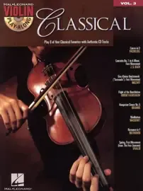 Ноты MusicSales VIOLIN PLAY-ALONG VOLUME 3 CLASSICAL VLN BOOK/CD