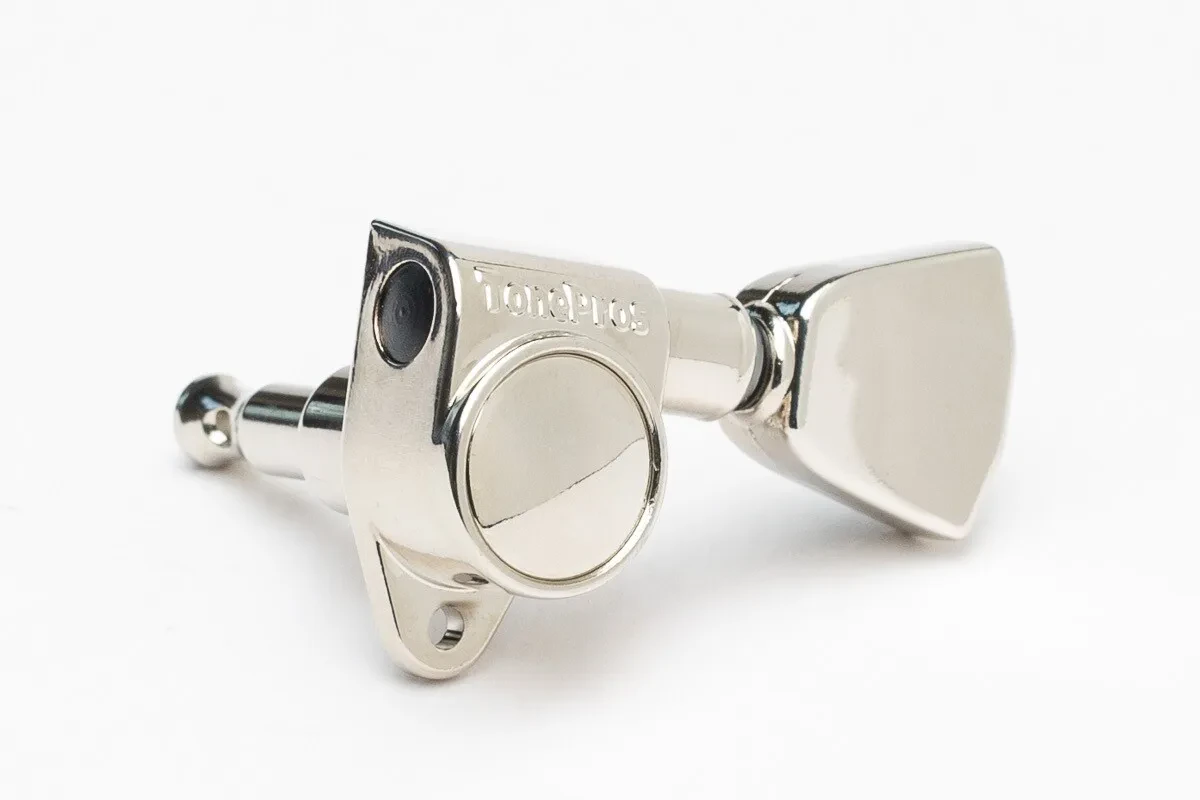 TONEPROS GKH33X Tuner with 20:1 Gear Ratio and Metal Keystone Button - Guitar Ma