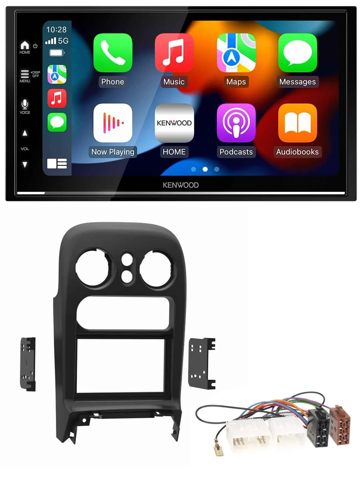 Kenwood DAB USB Bluetooth 2DIN MP3 Autoradio für Mazda MX-5 (1994-1997)