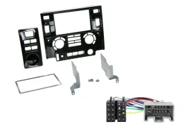 Radioeinbauset Doppel DIN Autoradio für Land Rover Defender Klavierlack 10-16