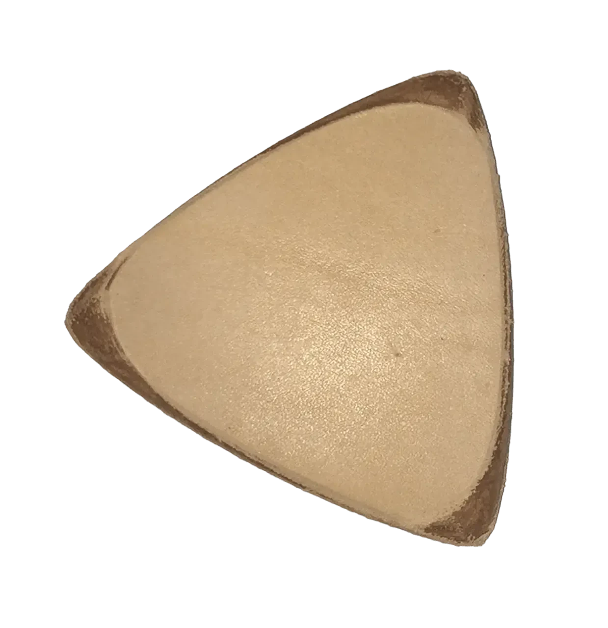 Медиатор Мозеръ P502 кожаный для балалайки контрабас, треугольный, 2х слойный