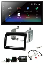 Pioneer USB Bluetooth DAB 2DIN Lenkrad Autoradio für Fiat Ducato 2012-2015 Piano