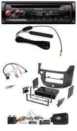 Pioneer CD USB Lenkrad DAB MP3 Autoradio für Honda Jazz ab 2014 dunkelgrau