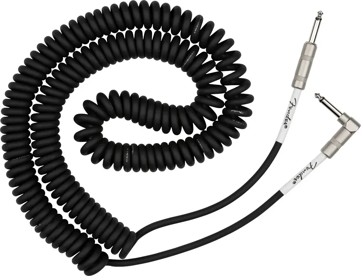Инструментальный кабель Fender Original Series Coil Fiesta Black 9.1 м