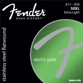 Fender Super Sonic 50XL X-Light Flatwound Electric Guitar Strings - .011-.050