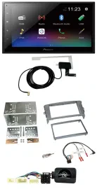 Pioneer DAB Lenkrad Bluetooth 2DIN USB Autoradio für Toyota Auris 2007-2011 anth