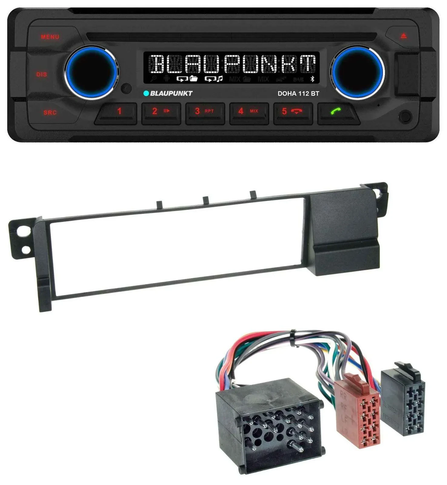 Blaupunkt AUX MP3 CD Bluetooth USB Autoradio für BMW 3er E46 (Rundpin, ab 1998)