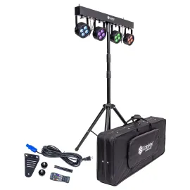Прожектор ColorKey PartyBar Mobile 100, LED, аккумуляторный, 4 PAR