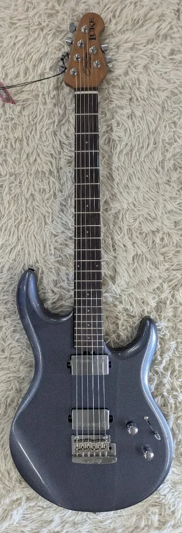 Sterling LK100 Luke Electric Guitar, Rosewood Fingerboard, Bodhi Blue