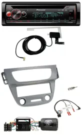 Автомагнитола для Renault Megane III 2009–2012 Pioneer DAB, CD, USB, Bluetooth, поддержка кнопок на руле