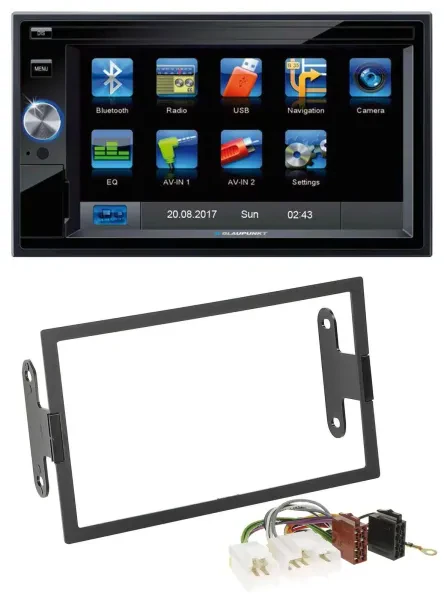 Blaupunkt SD Bluetooth 2DIN MP3 USB AUX Autoradio für Nissan Pathfinder Quest Se