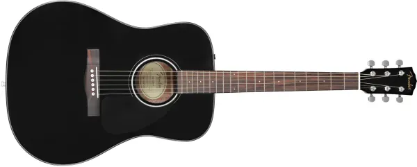 Fender CD-60 BK Black Spruce Top Acoustic Dreadnought Guitar - Demo - NO CASE