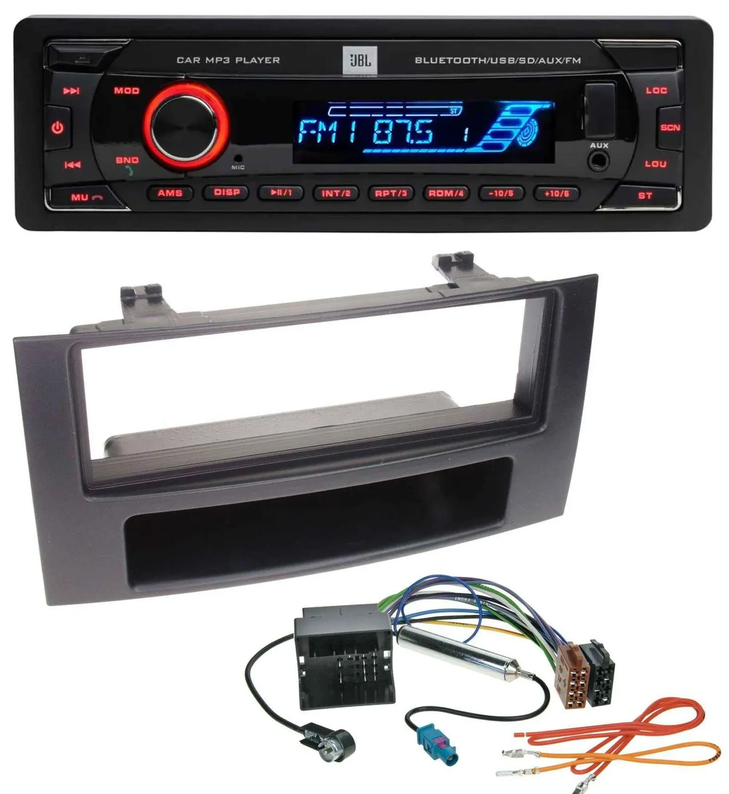 JBL AUX MP3 USB Bluetooth SD Autoradio für VW Touareg Multivan T5 Transporter 20