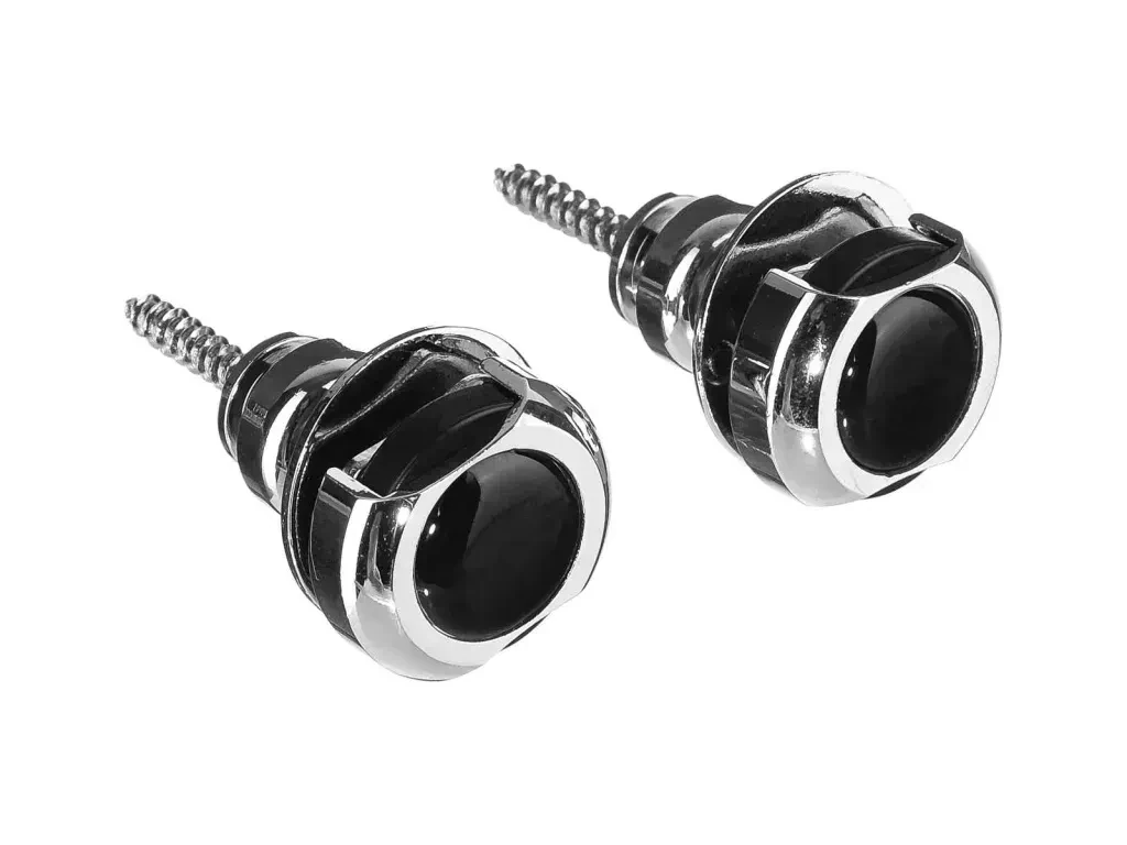 Крепление гитарного ремня Foix BX003 Black (пара)