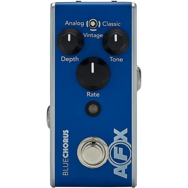 Педаль для акустической гитары Fishman AFX BlueChorus Mini Chorus Effects Pedal Dark Blue