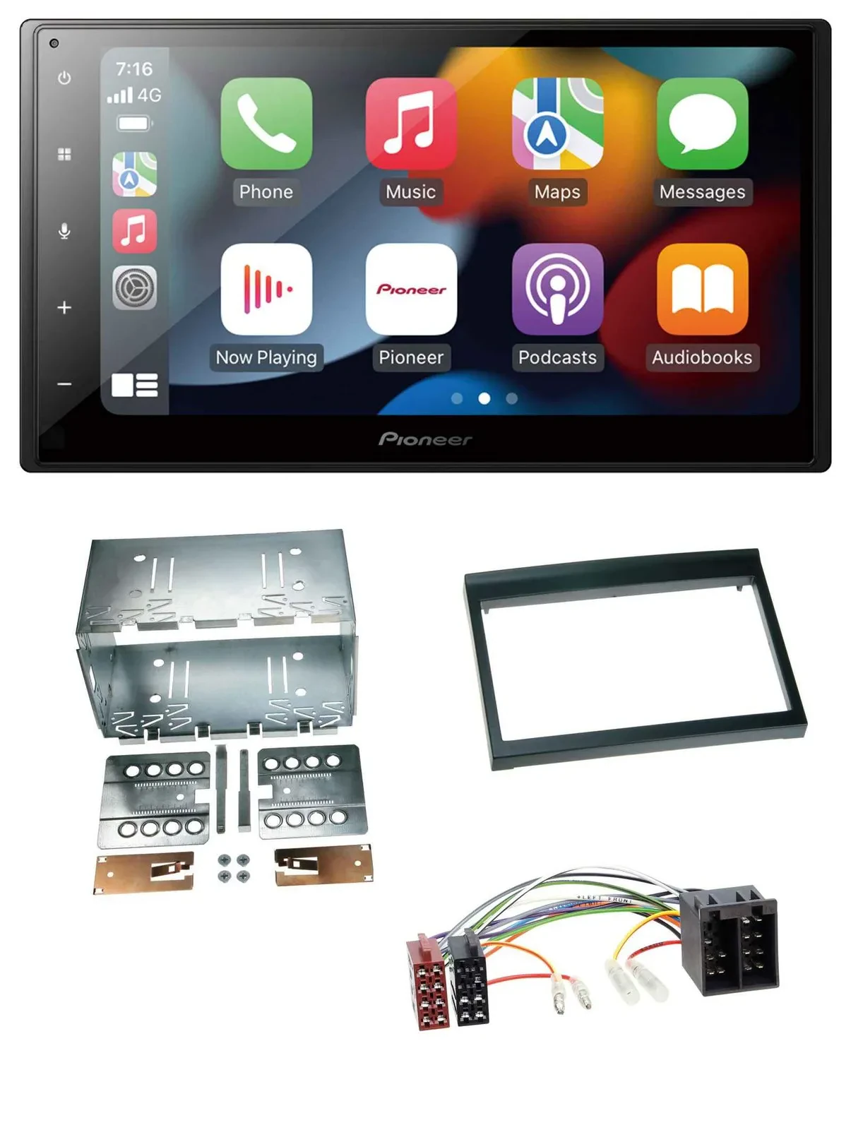 Pioneer DAB Bluetooth 2DIN USB MP3 Autoradio für Porsche Boxster 1996-2004