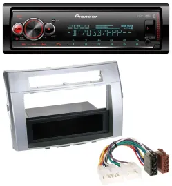 Pioneer Bluetooth USB MP3 DAB Autoradio für Toyota Corolla Verso 2004-2009 silbe