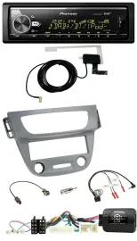 Автомагнитола для Renault Megane 3 (2012–2014) Pioneer Bluetooth, DAB, USB, серый