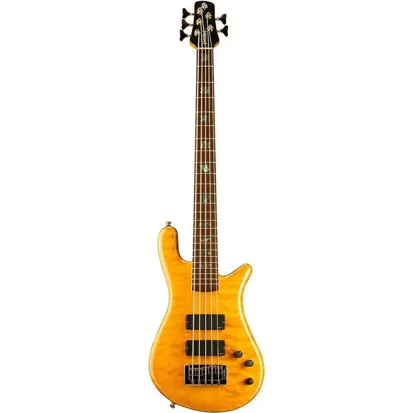 Бас-гитара Spector NS5XL USA 5-String Bass Golden Stain Gold Hardware