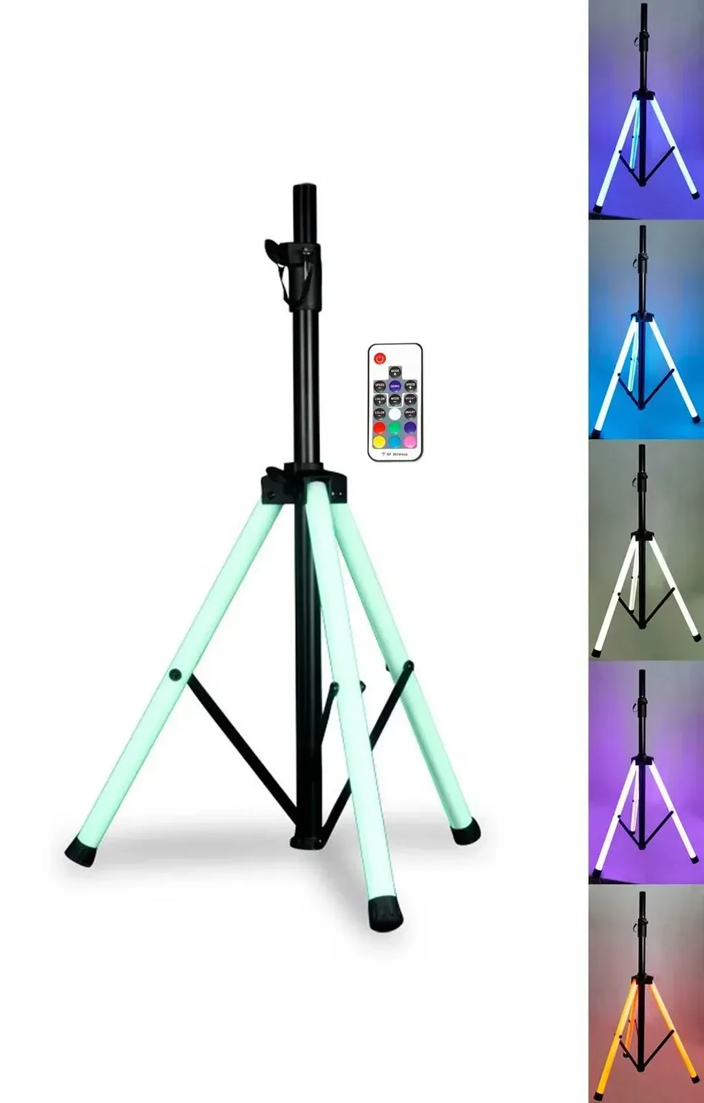 Стойка для акустических систем American DJ Color Stand LED BACKYARD, тренога, LED-подсветка, пульт ДУ