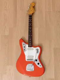 Электрогитара Fender Jaguar '62 Vintage Reissue Offset JG66-85 SS Fiesta Red w/gigbag Japan 1999
