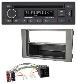 Blaupunkt USB MP3 Bluetooth DAB CD Autoradio für Iveco Daily (06-14) dunkelgrau