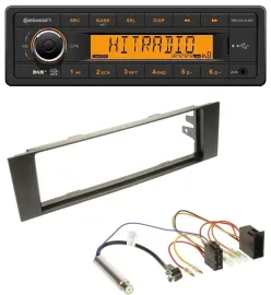 Continental 1DIN DAB MP3 AUX USB Autoradio für Audi A3 (8P, 03-06) - ISO