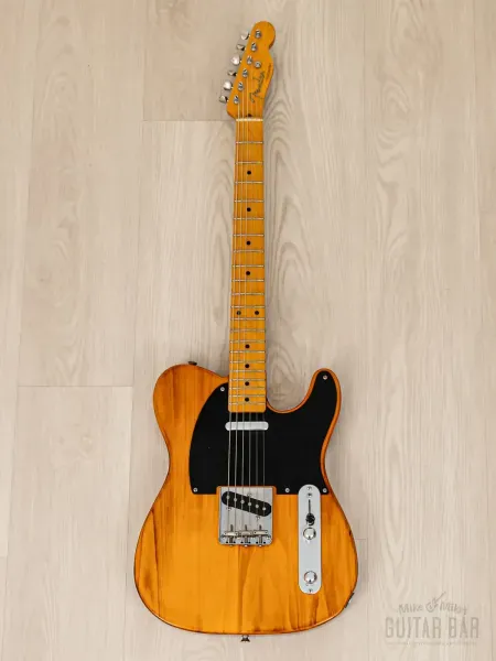 Электрогитара Fender Telecaster 1952 Vintage Reissue TL52-600 SS Charcoal Burst w/gigbag Japan 1990