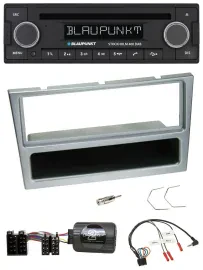 Blaupunkt Lenkrad Bluetooth DAB CD USB Autoradio für Opel Corsa C 2000-2004 silb