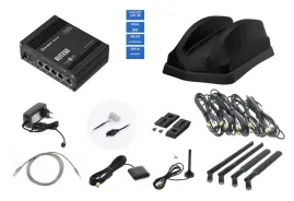 Teltonika 5G WLAN Router RUTX50B ANT615B schwarz TEL-RUTX50B-615B