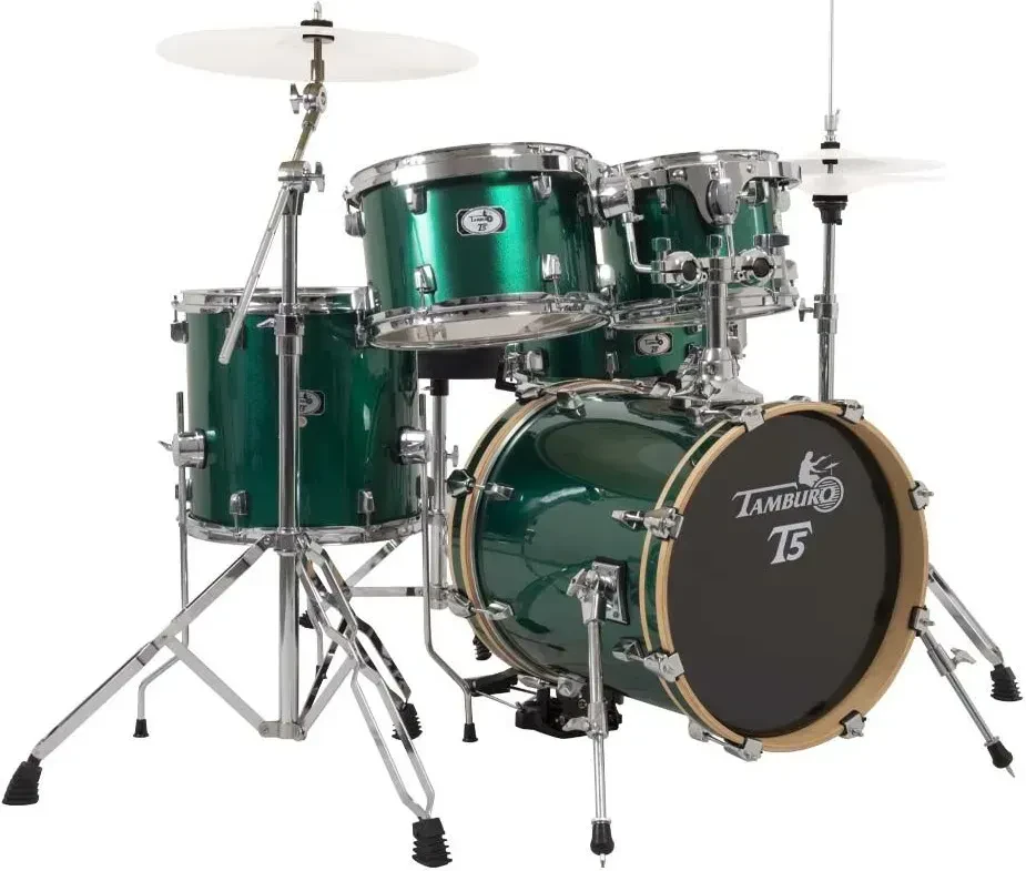 Ударная установка акустическая TAMBURO T5NCR22GRSK Green Sparkle