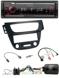 Автомагнитола Kenwood Bluetooth USB DAB для Renault Megane/Fluence (2012–2014)